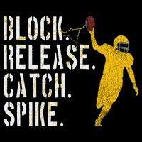 Block Release Catch Spike National Tight End Day Backpack