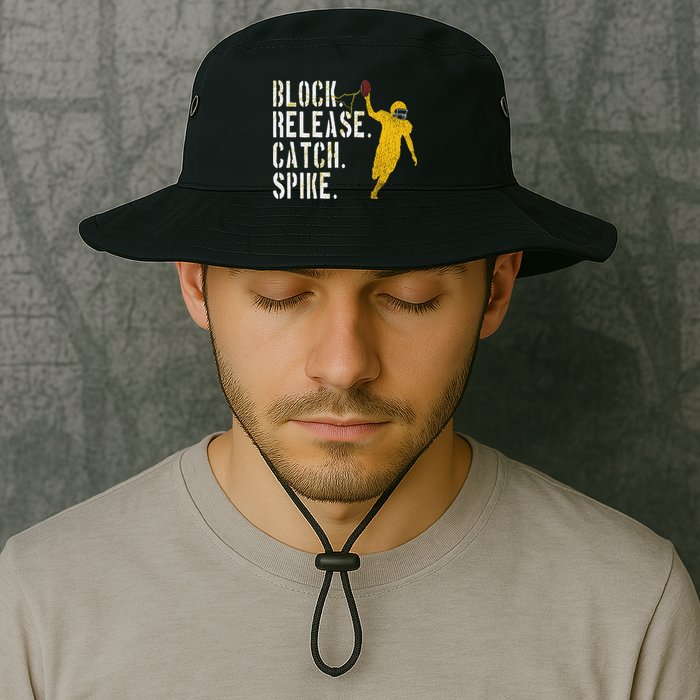 Block Release Catch Spike National Tight End Day Bucket Hat