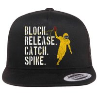 Block Release Catch Spike National Tight End Day Flat Bill Trucker Hat
