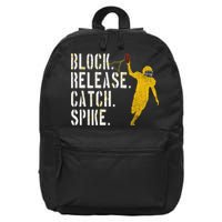 Block Release Catch Spike National Tight End Day 16 in Basic Backpack