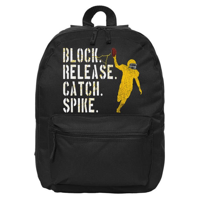 Block Release Catch Spike National Tight End Day 16 in Basic Backpack