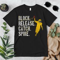 Block Release Catch Spike National Tight End Day Premium T-Shirt