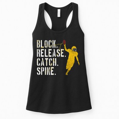 Block Release Catch Spike National Tight End Day Womens Tank Top