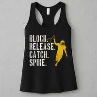 Block Release Catch Spike National Tight End Day Womens Tank Top