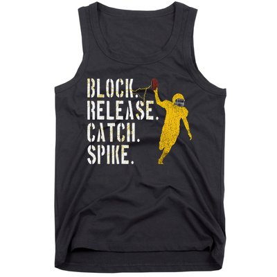 Block Release Catch Spike National Tight End Day Tank Top