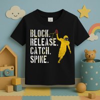 Block Release Catch Spike National Tight End Day Toddler T-Shirt