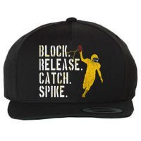Block Release Catch Spike National Tight End Day Wool Snapback Cap