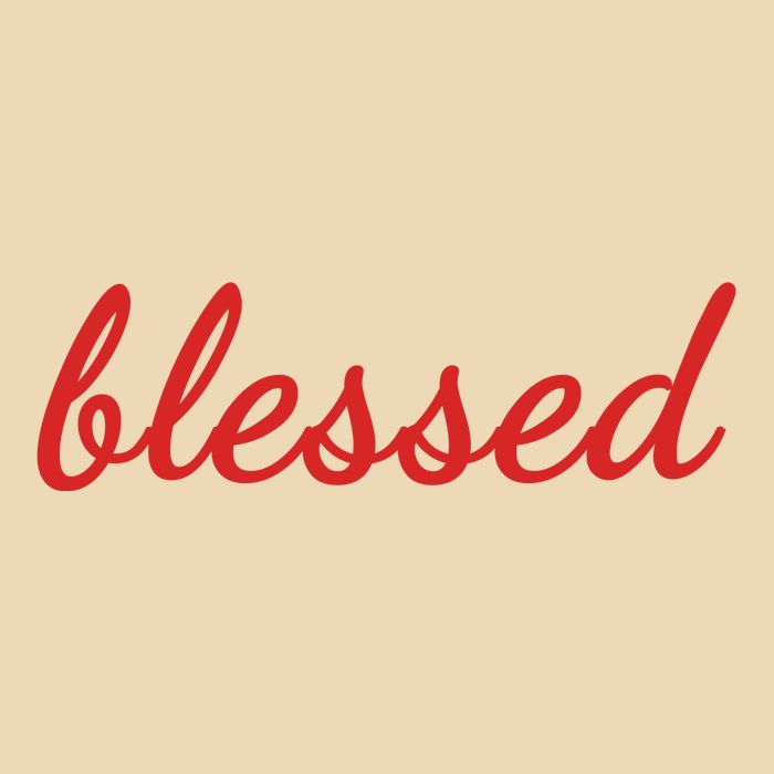 Blessed Red Christian Zip Tote Bag