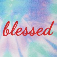 Blessed Red Christian Legacy Tie Dye Trucker Hat