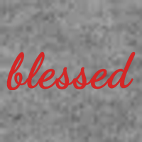 Blessed Red Christian Hooded Wearable Blanket