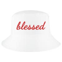 Blessed Red Christian Cool Comfort Performance Bucket Hat