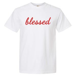 Blessed Red Christian Garment-Dyed Heavyweight T-Shirt