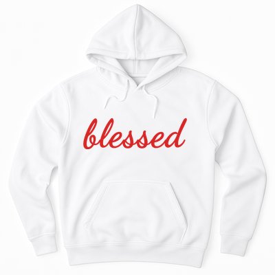 Blessed Red Christian Hoodie