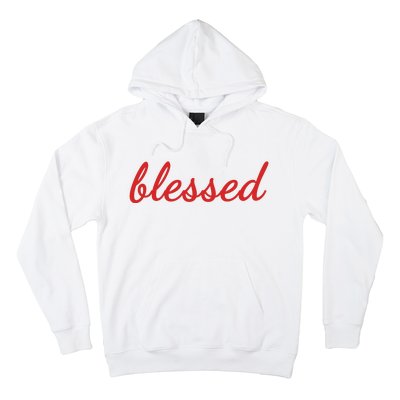 Blessed Red Christian Hoodie