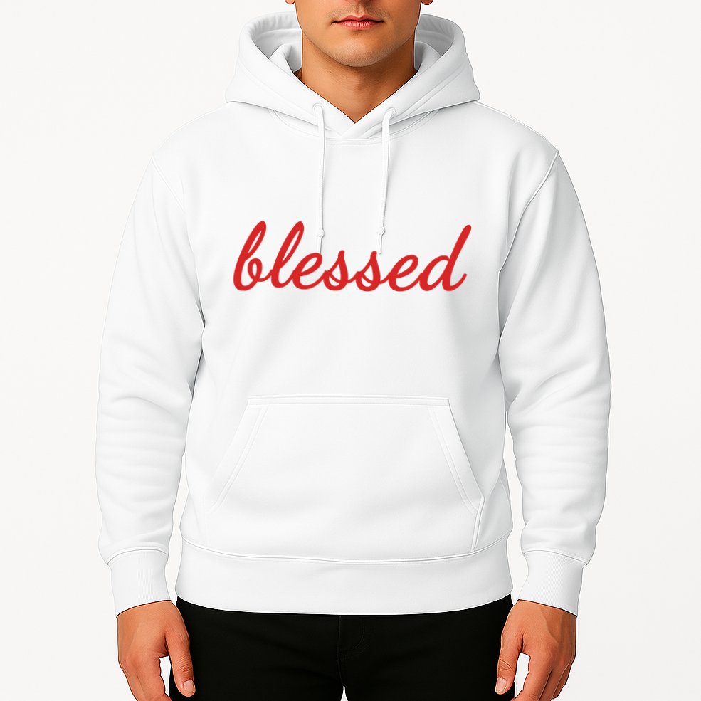 Blessed Red Christian Hoodie