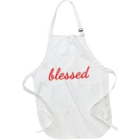 Blessed Red Christian Apron