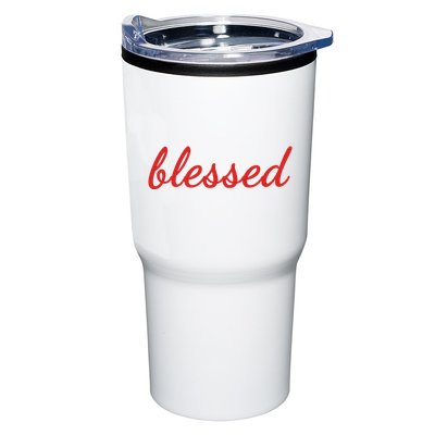 Blessed Red Christian Tumbler