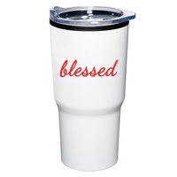 Blessed Red Christian Tumbler