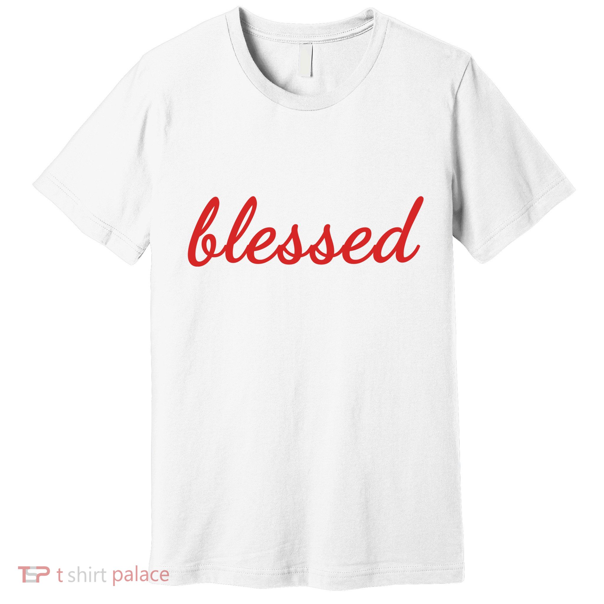 Blessed Red Christian Premium T-Shirt