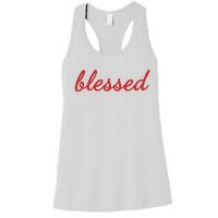 Blessed Red Christian Women's Racerback Tank