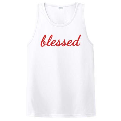 Blessed Red Christian PosiCharge Competitor Tank