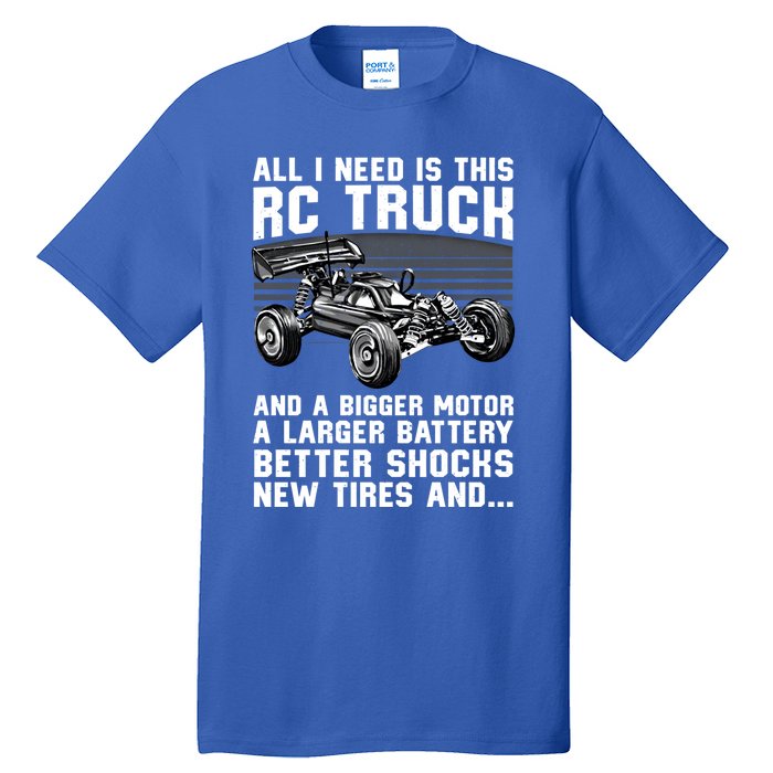 Best Rc Car Design Rc Car Racing Lovers Gift Tall T-Shirt