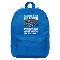 Best Rc Car Design Rc Car Racing Lovers Gift 16 in Basic Backpack