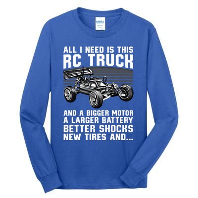 Best Rc Car Design Rc Car Racing Lovers Gift Tall Long Sleeve T-Shirt