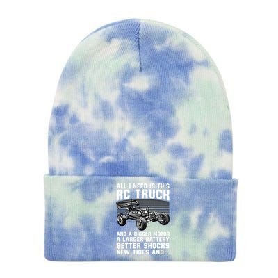 Best Rc Car Design Rc Car Racing Lovers Gift Tie Dye 12in Knit Beanie