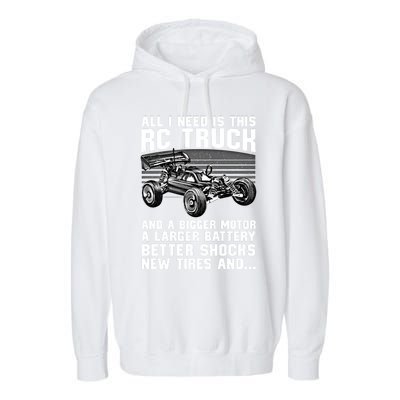 Best Rc Car Design Rc Car Racing Lovers Gift Garment-Dyed Fleece Hoodie