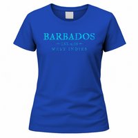 Barbados Retro Colorful Text Cruise Souvenir Women's T-Shirt