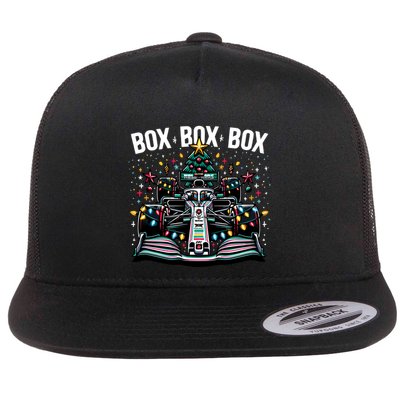 Box Radio Call Fun Christmas Tree Formula Racing Car Box Box Flatbill Hat