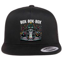 Box Radio Call Fun Christmas Tree Formula Racing Car Box Box Flat Bill Trucker Hat