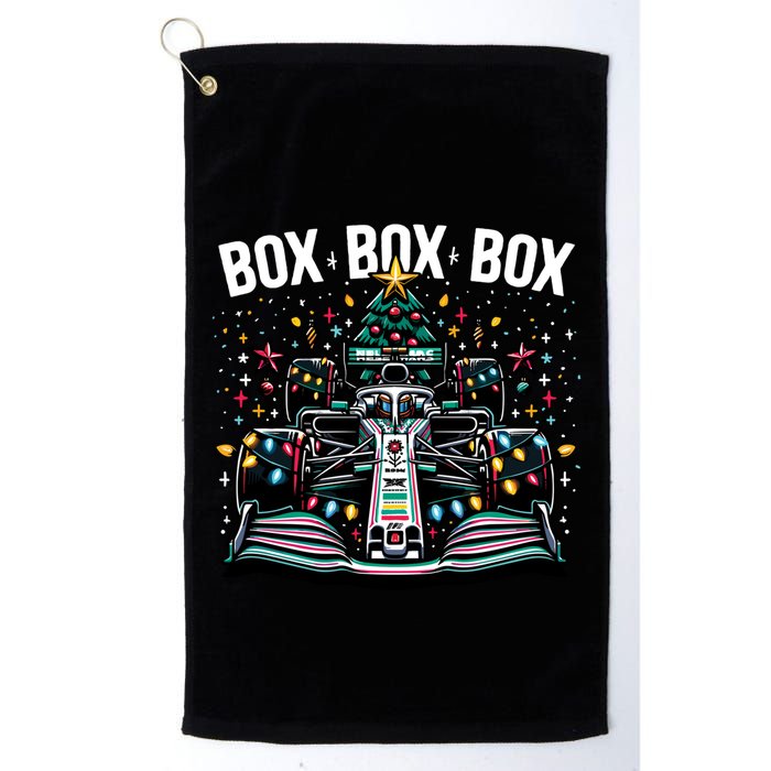 Box Radio Call Fun Christmas Tree Formula Racing Car Box Box Golf Towel