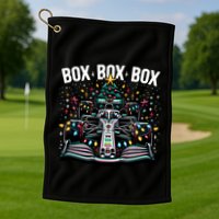 Box Radio Call Fun Christmas Tree Formula Racing Car Box Box Golf Towel