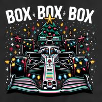 Box Radio Call Fun Christmas Tree Formula Racing Car Box Box Golf Towel