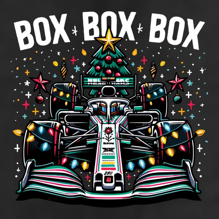 Box Radio Call Fun Christmas Tree Formula Racing Car Box Box Golf Towel