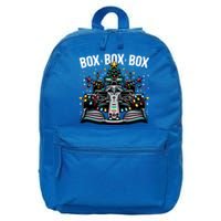 Box Radio Call Fun Christmas Tree Formula Racing Car Box Box 16 in Basic Backpack