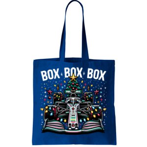 Box Radio Call Fun Christmas Tree Formula Racing Car Box Box Tote Bag