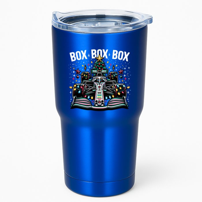 Box Radio Call Fun Christmas Tree Formula Racing Car Box Box Tumbler