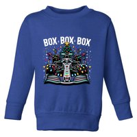 Box Radio Call Fun Christmas Tree Formula Racing Car Box Box Toddler Sweatshirt