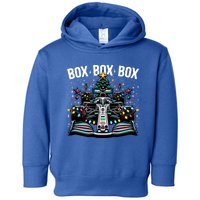 Box Radio Call Fun Christmas Tree Formula Racing Car Box Box Toddler Hoodie