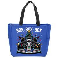 Box Radio Call Fun Christmas Tree Formula Racing Car Box Box Zip Tote Bag