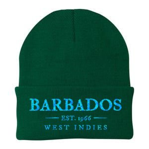 Barbados Retro Colorful Text Women Cruise Souvenir Knit Cap Winter Beanie