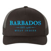 Barbados Retro Colorful Text Women Cruise Souvenir Yupoong Adult 5-Panel Trucker Hat