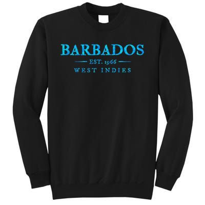 Barbados Retro Colorful Text Women Cruise Souvenir Sweatshirt