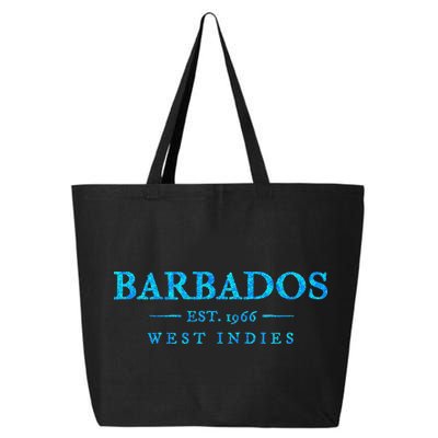 Barbados Retro Colorful Text Women Cruise Souvenir 25L Jumbo Tote