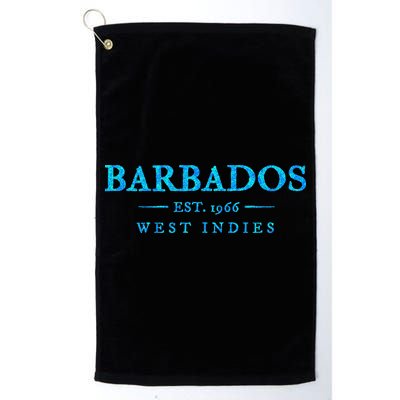 Barbados Retro Colorful Text Women Cruise Souvenir Golf Towel