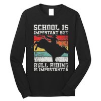 Bull Riding Cowboy Rodeo Long Sleeve Shirt