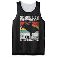 Bull Riding Cowboy Rodeo Mesh Reversible Basketball Jersey Tank